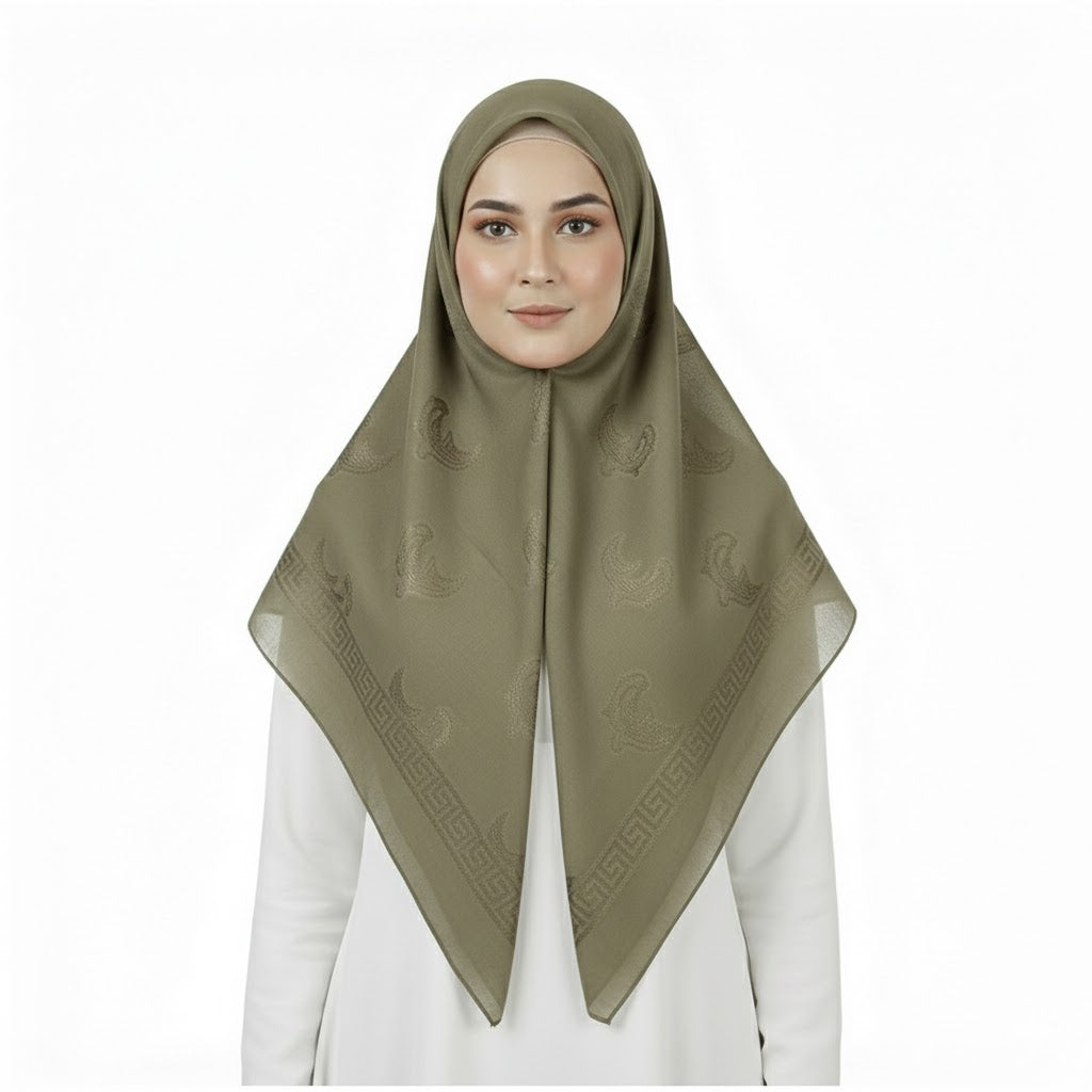 GÜLİPEK-9031-D4 Floral Pattern Headscarf