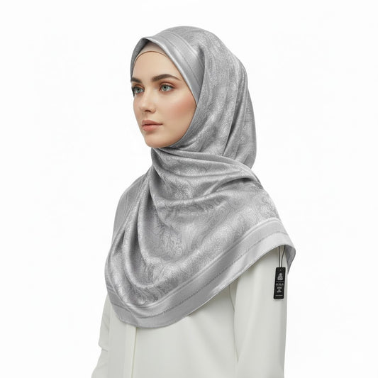 Premium Satin Hijab – Luxury Elegant Scarf |  9033-A5