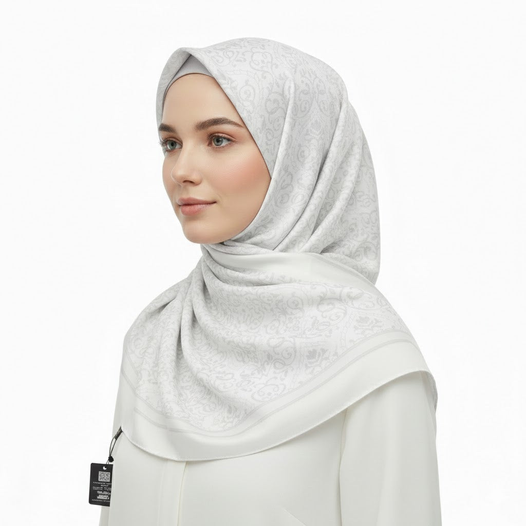 Premium Satin Hijab – Luxury Elegant Scarf |  9033-A3