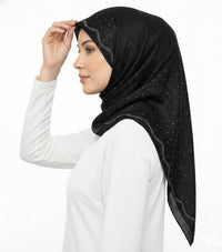 ZAWA 9145-D1 Floral Pattern Headscarf