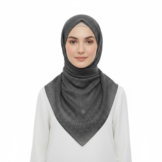 NURİPEK 9097T-D2 Floral Pattern Headscarf