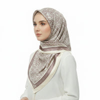 Premium Satin Hijab – Luxury Elegant Scarf |  9033-A1