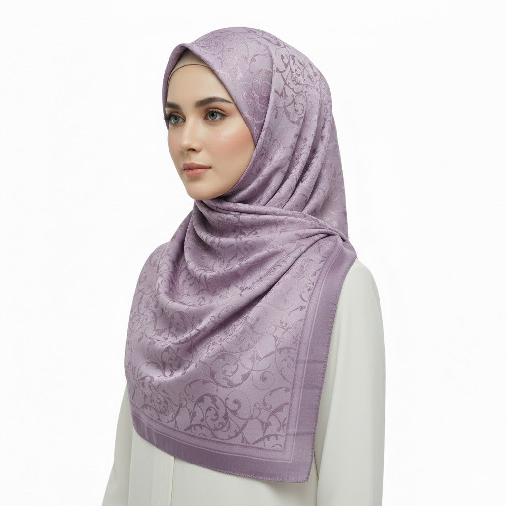 Premium Satin Hijab – Luxury Elegant Scarf |  9033-A2