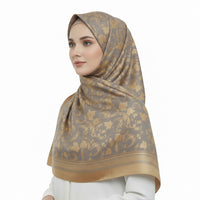 Premium Satin Hijab – Luxury Elegant Scarf |  9033-A4