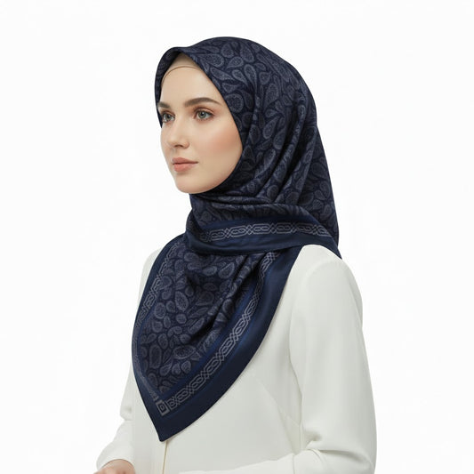 Premium Satin Hijab – Luxury Elegant Scarf |  9033-A1