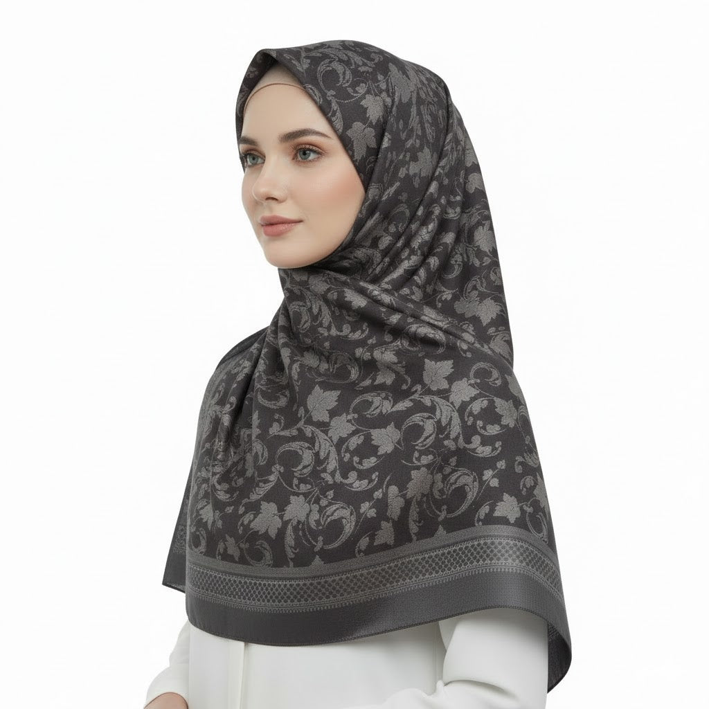 Premium Satin Hijab – Luxury Elegant Scarf |  9033-A4