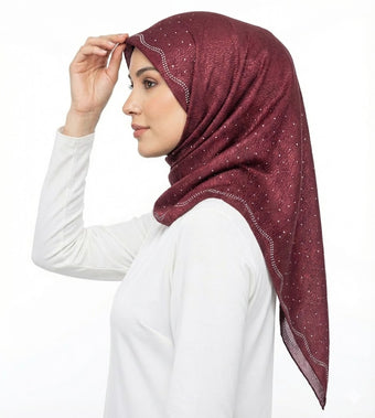 compare product ZAWA 9145-D1 Floral Pattern Headscarf